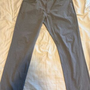 Travis Mathew Men's Charcoal Straight Golf Pants